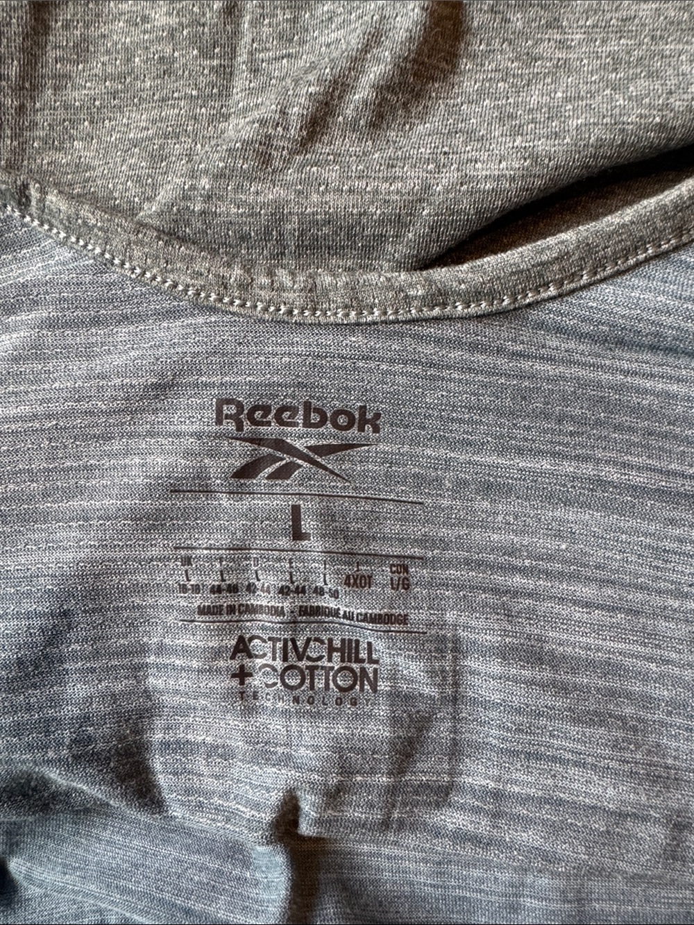 Les Mills sz. large Women's Tank Top in Heather Olive - Picture 3 of 3